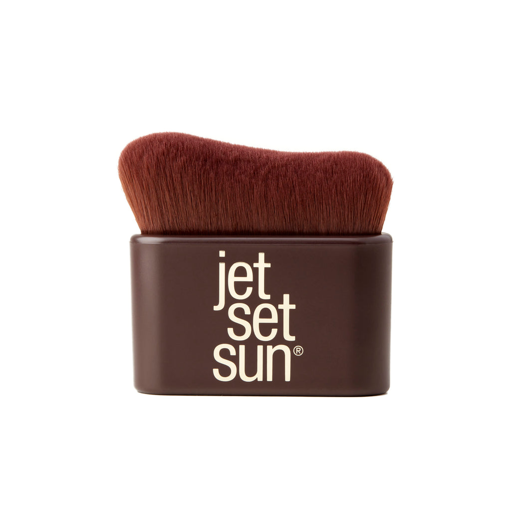 Jet Set Sun kit - Aurinkopuuteri, Sivellin ja Suihke