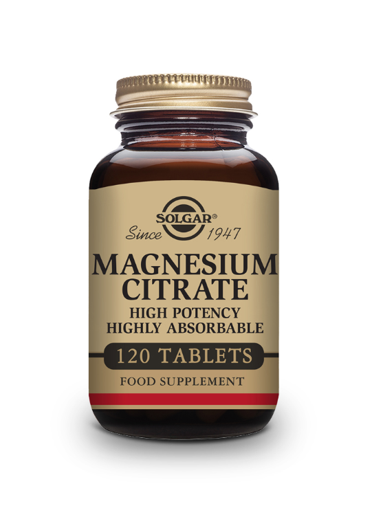 Solgar Magnesium Citrate (Magnesiumsitraatti) 120 tabl